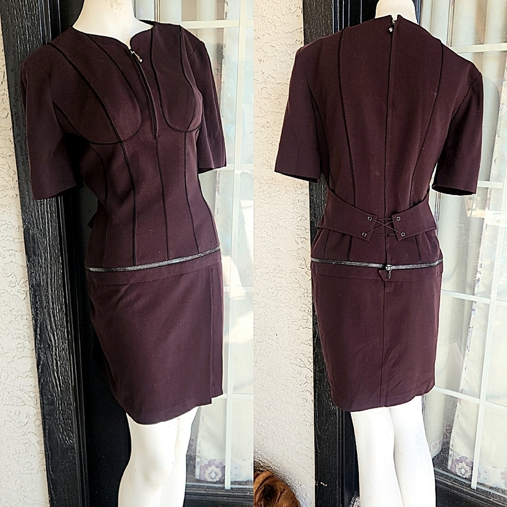THIERRY MUGLER  CONVERTIBLE‎  DRESS - Picture 2 of 11